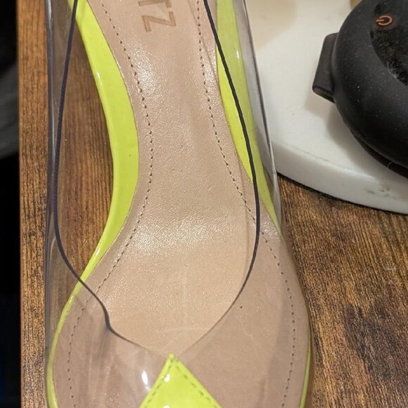 Schutz Chartreuse Heels - Picture 2 of 4